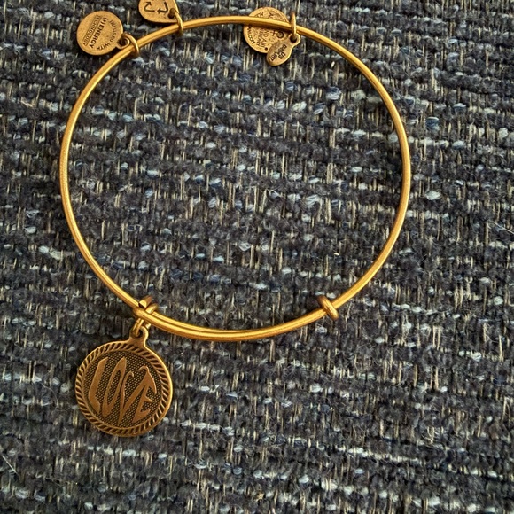 Six Alex and Ani Elegant Gold and Silver Charm Bracelets - Picture 5 of 8